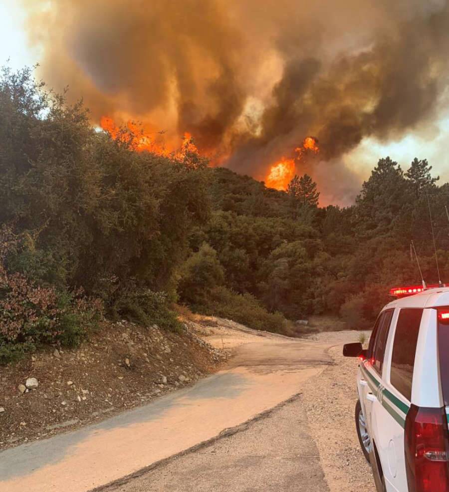 Angeles National Forest fire consumes 4,800 acres, spreading ash everywhere