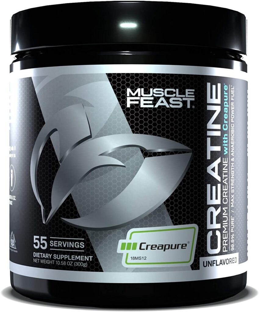 BEST CREATINE SUPPLEMENT MADE WITH CREAPURE- Muscle Feast